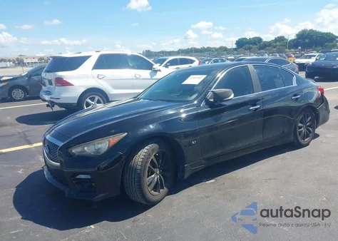 2015 Infiniti Q50 Premium z USA, uszkodzony, nr VIN JN1BV7AR0FM407689